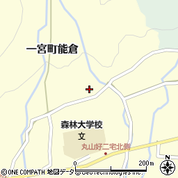 兵庫県宍粟市一宮町能倉884周辺の地図