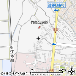 滋賀県東近江市建部日吉町316-2周辺の地図