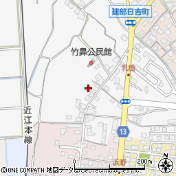 滋賀県東近江市建部日吉町316周辺の地図