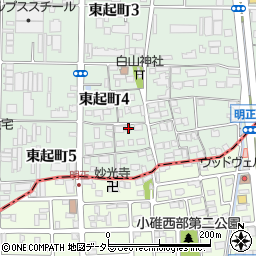 愛知県名古屋市中川区東起町4丁目109周辺の地図