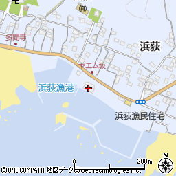 天津漁協周辺の地図