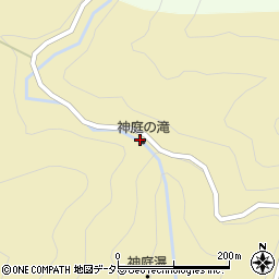 神庭の滝周辺の地図