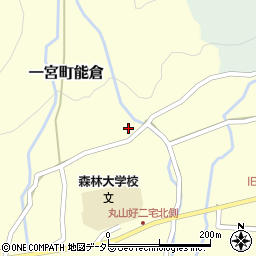 兵庫県宍粟市一宮町能倉886周辺の地図