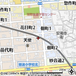 愛知県名古屋市瑞穂区苗代町10-23周辺の地図