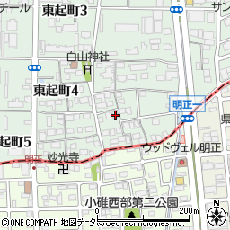 愛知県名古屋市中川区東起町4丁目91周辺の地図