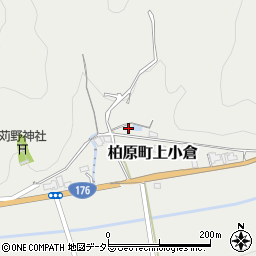 兵庫県丹波市柏原町上小倉126周辺の地図