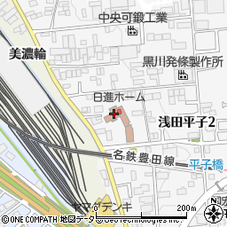 日進ホーム周辺の地図