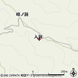 愛知県豊田市東川端町（入洞）周辺の地図