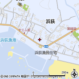 千葉県鴨川市浜荻1408周辺の地図