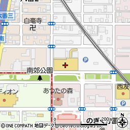 コーナンＰＲＯ熱田四番町店周辺の地図