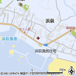 千葉県鴨川市浜荻1423周辺の地図
