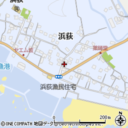 千葉県鴨川市浜荻1261周辺の地図