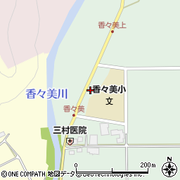 岡山県苫田郡鏡野町香々美822周辺の地図