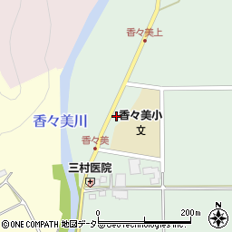 岡山県苫田郡鏡野町香々美822周辺の地図