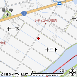 愛知県愛西市善太新田町周辺の地図