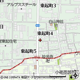 愛知県名古屋市中川区東起町4丁目119周辺の地図