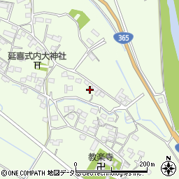 三重県いなべ市大安町片樋1374周辺の地図