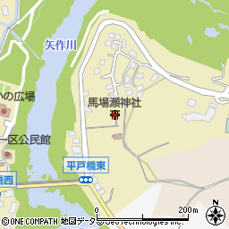 馬場瀬神社周辺の地図