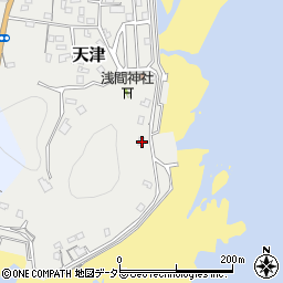 千葉県鴨川市天津62周辺の地図