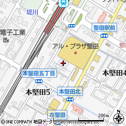滋賀銀行堅田駅前支店周辺の地図