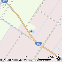 滋賀県近江八幡市野村町215周辺の地図