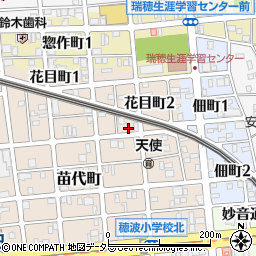 愛知県名古屋市瑞穂区苗代町8-9周辺の地図