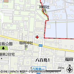 愛知県名古屋市港区八百島1丁目307周辺の地図