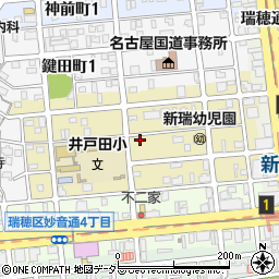 愛知県名古屋市瑞穂区姫宮町周辺の地図