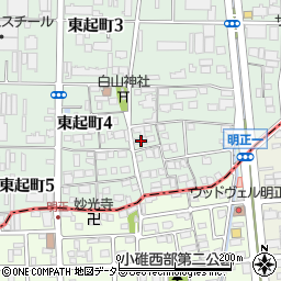 愛知県名古屋市中川区東起町4丁目93周辺の地図