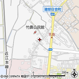 滋賀県東近江市建部日吉町312周辺の地図