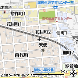 愛知県名古屋市瑞穂区苗代町8-7周辺の地図