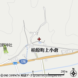 兵庫県丹波市柏原町上小倉197周辺の地図