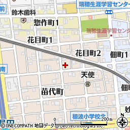 愛知県名古屋市瑞穂区苗代町7-13周辺の地図