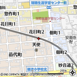 愛知県名古屋市瑞穂区苗代町9周辺の地図