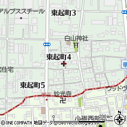愛知県名古屋市中川区東起町4丁目116周辺の地図