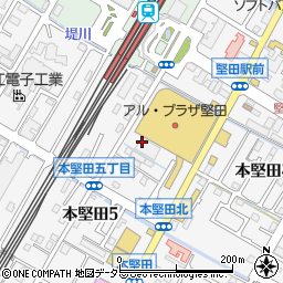 滋賀銀行堅田駅前支店周辺の地図