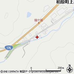 兵庫県丹波市柏原町上小倉220周辺の地図