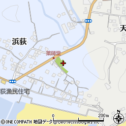 千葉県鴨川市浜荻1288-1周辺の地図