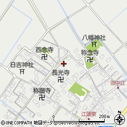 江頭町公民館周辺の地図