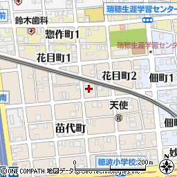 愛知県名古屋市瑞穂区苗代町7周辺の地図