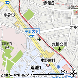 日産プリンス名古屋カートピア平針周辺の地図