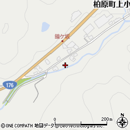 兵庫県丹波市柏原町上小倉395-1周辺の地図