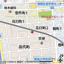 愛知県名古屋市瑞穂区苗代町7-5周辺の地図