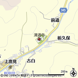 清通寺周辺の地図