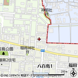 愛知県名古屋市港区八百島1丁目203周辺の地図
