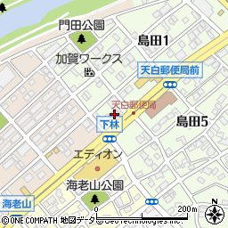 ホープ中京クリーニング島田工場周辺の地図