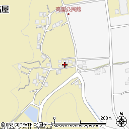 京都府南丹市園部町高屋野田周辺の地図