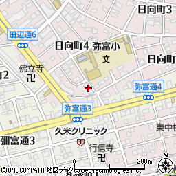 愛知県名古屋市瑞穂区田辺通6丁目25周辺の地図