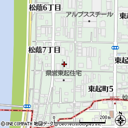 愛知県名古屋市中川区東起町4丁目140周辺の地図