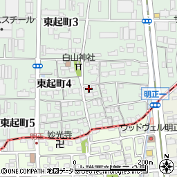 愛知県名古屋市中川区東起町4丁目94周辺の地図
